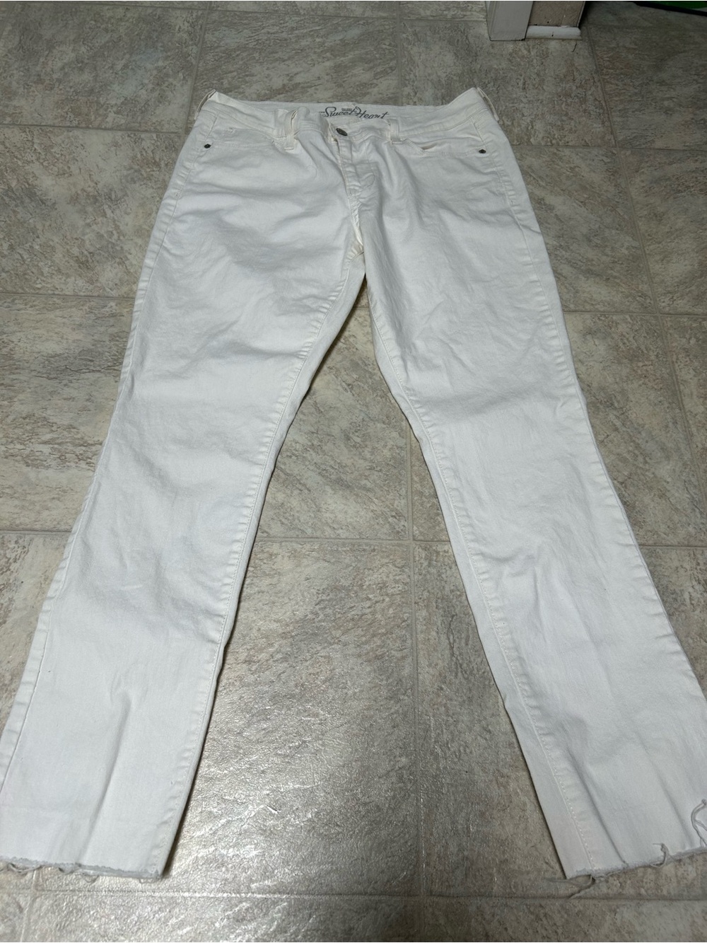 Old Navy White Straight-Leg Women’s Jeans